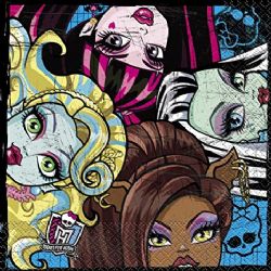 SERVIETTES DE TABLE MONSTER HIGH